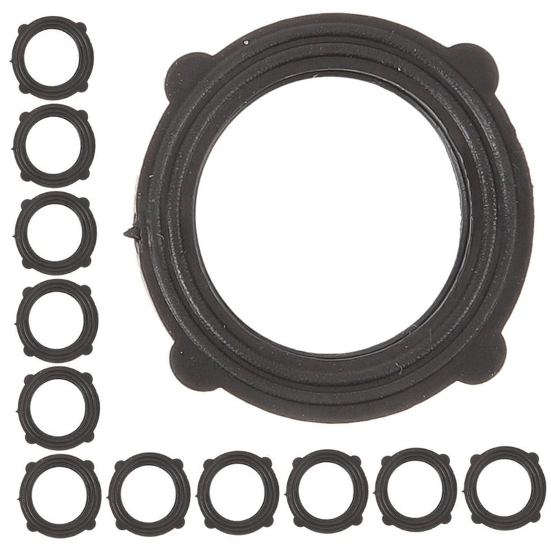 Garneck 40Pcs Flat Rubber Washers Seals for Garden Hose Faucet Plumbing Applications Durable Ring Design for Leak Prevention Multipurpose Use Home Industrial Settings - Image 1