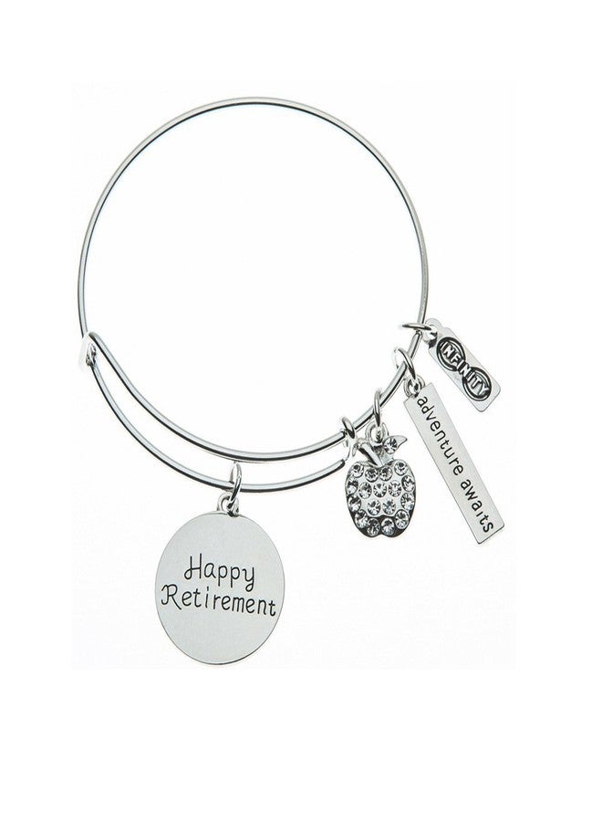 Infinity Collection Teacher Retirement Bracelet, Teacher Jewelry, Teacher Retirement Gift - Show Your Teacher Appreciation - Image 1