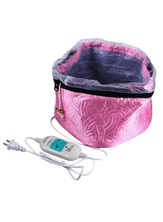 أوريتي غطاء حراري لعلاج الشعر - وردي/أبيض - Image 1