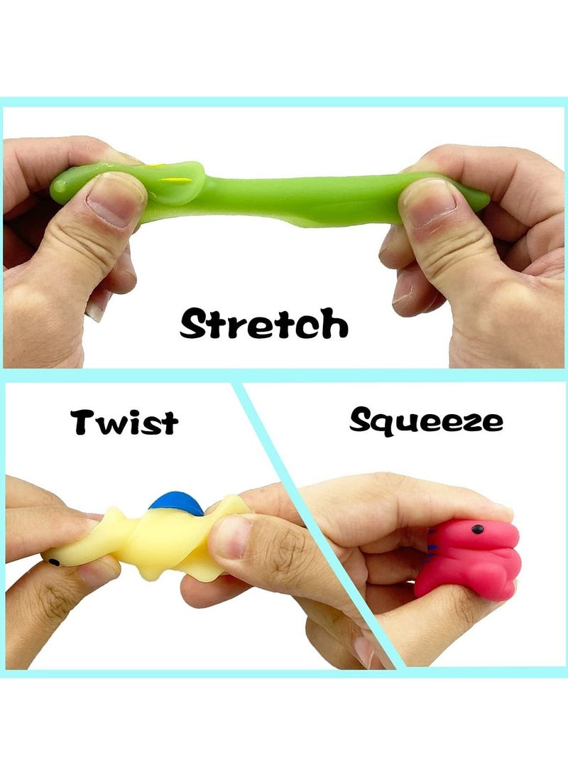 JOLLITY LLC Mochi Squishy Toys Mini Kawaii Dinosaur Squishes Soft Fidget Stress Squeeze Party Bags Filler for Boys Girls Birthday Gifts (24pcs) - Image 4