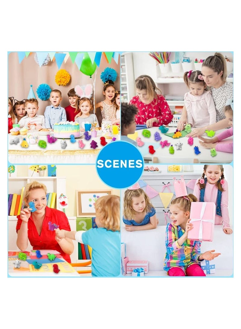 JOLLITY LLC Mochi Squishy Toys Mini Kawaii Dinosaur Squishes Soft Fidget Stress Squeeze Party Bags Filler for Boys Girls Birthday Gifts (24pcs) - Image 5