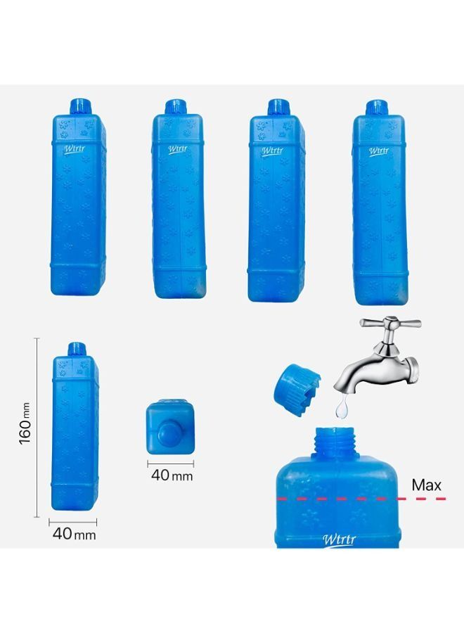 Wtrtr 4 Pieces Air Cooler Ice Packs for Keeping Food Fresh and Cold  - Image 2