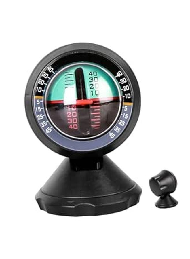 Multi Functional Car Inclinometer Slope Level Gauge for Driving Riding Boating Compact Design - Image 1