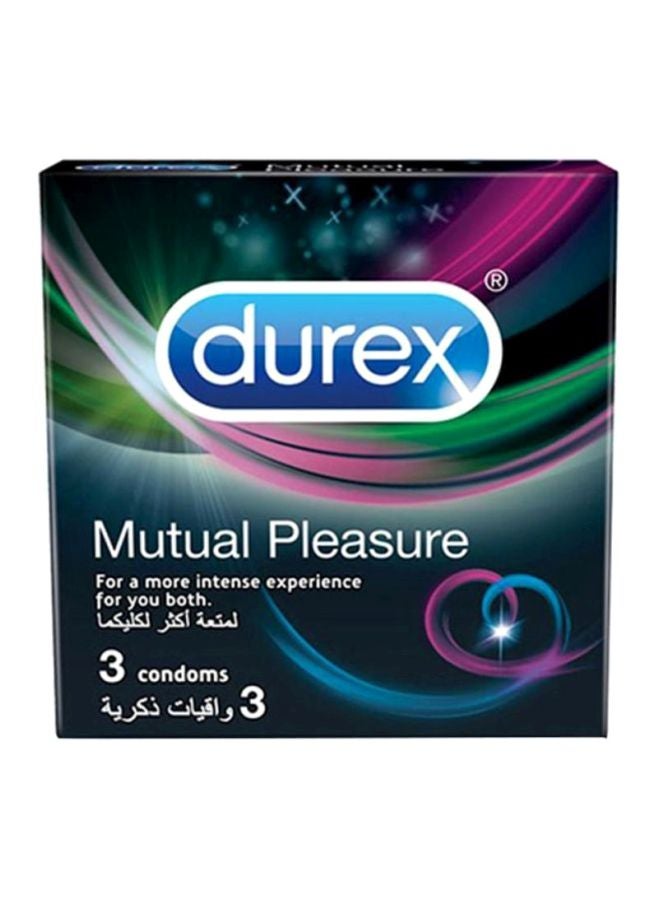 Durex Pack Of 3 Mutual Pleasure Condoms - Image 1
