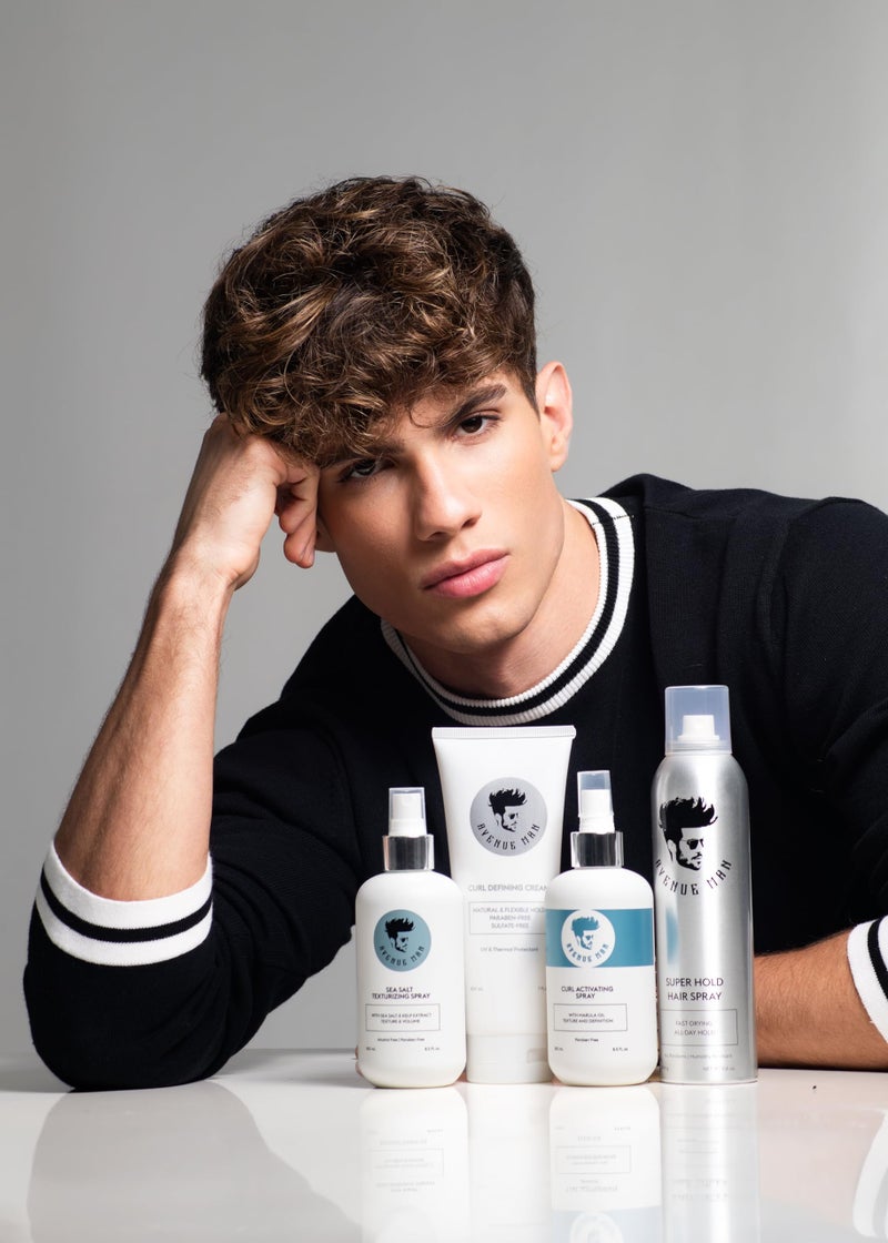 Avenue Man Curl Activating Spray - Frizz Free Activator for Defined, Irresistible Curls - Leave-In Conditioner with Marula Oil - Image 3