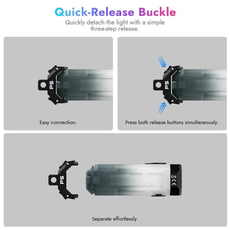 Wuben E2 & G5 Edc Flashlight Rechargeable Mini Ultra Light Keychain 3-in-1 Heartbeat Strobe Torch for Camping Outdoor - Image 4