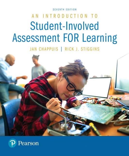 Introduction To Studentinvolved Assessment For Learning An 