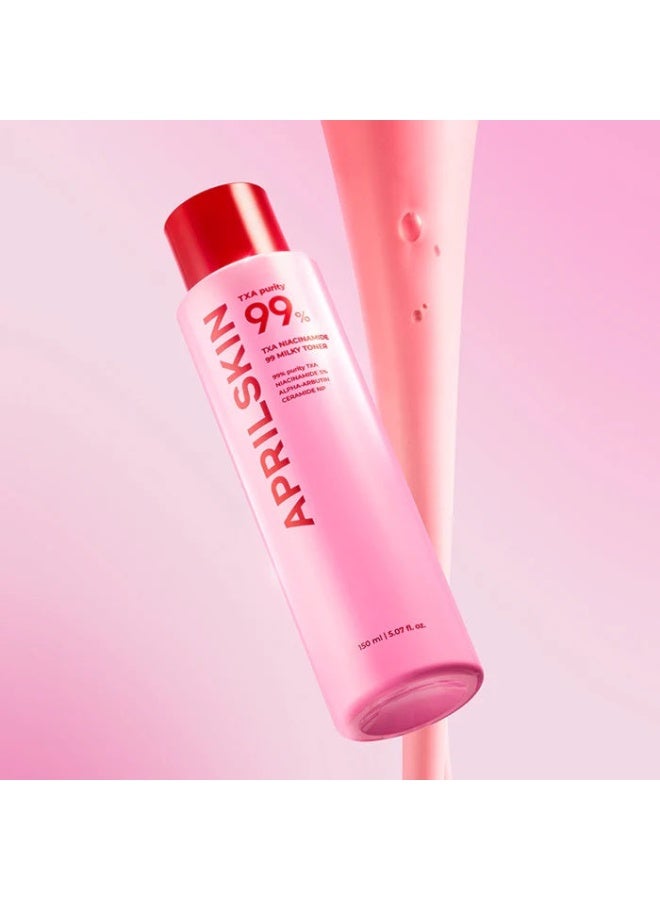 APRIL SKIN Txa Niacinamide Toning Shot 99 Milky Toner 150Ml - Image 1