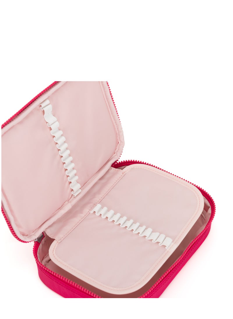kipling 100 Pens Kids School Pen Case True Pink  - Image 5