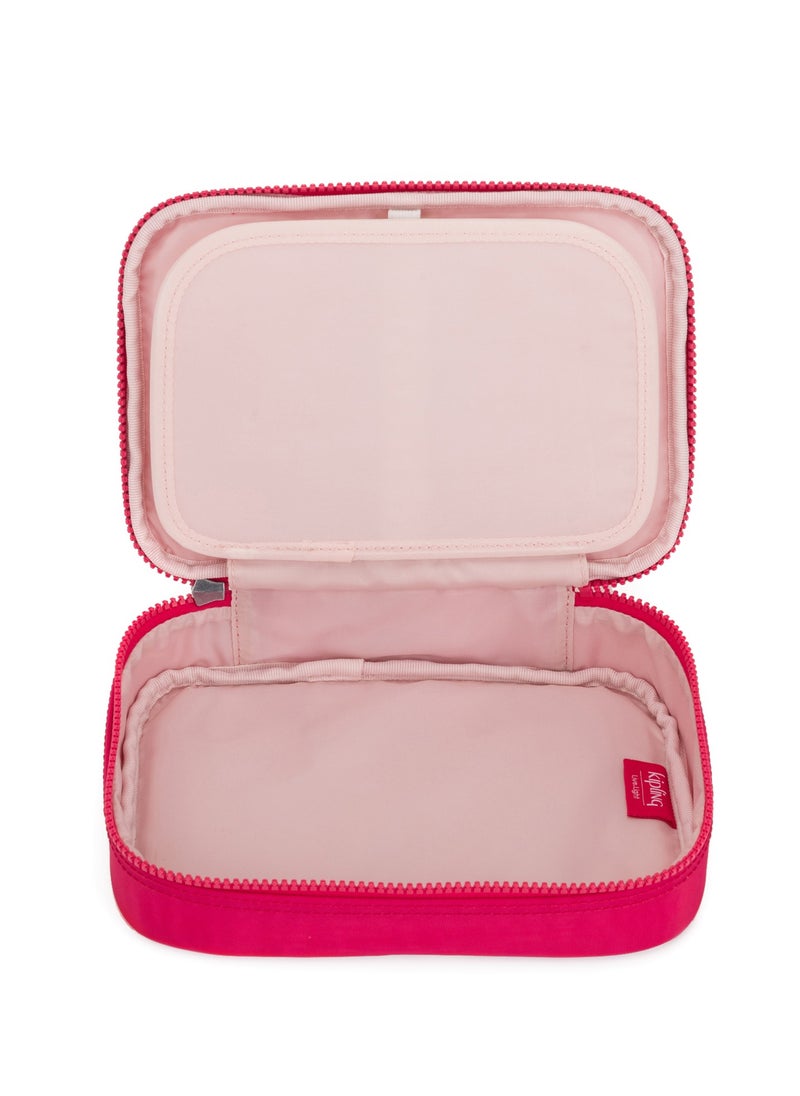 kipling 100 Pens Kids School Pen Case True Pink  - Image 4