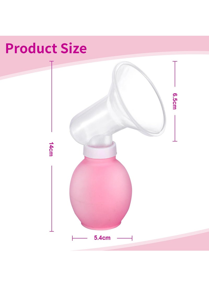 الآلة اليدوية لشفط حليب الثدي للمرضعات، جامع حليب الثدي المحمول الصغير اليدوي - Image 3