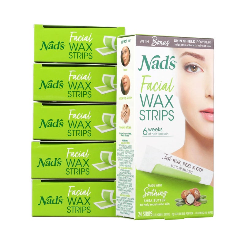 Nad's Nads Hair Removal Facial Strips 24 Count - Image 3