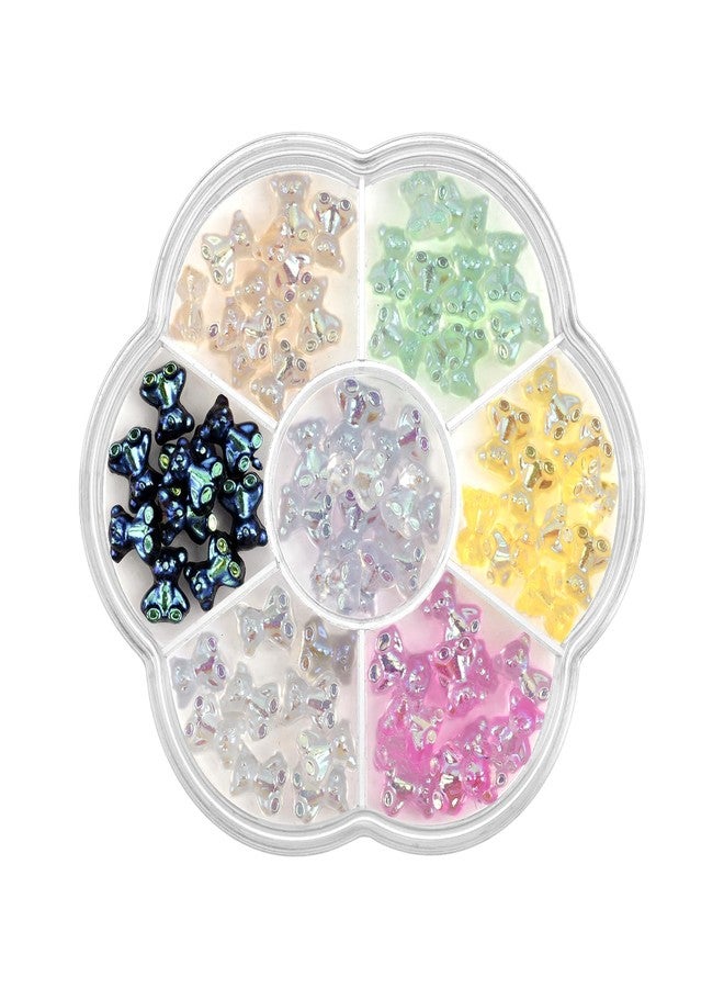 Katartizo Candy Colorful Bear Nail Stud Rhinestones Crystal, 3D Cute Bear Colorful Nail Charms Set for Nail Stones Design DIY Decoration Jewel Stones Nail Art Rhinestones - Image 1