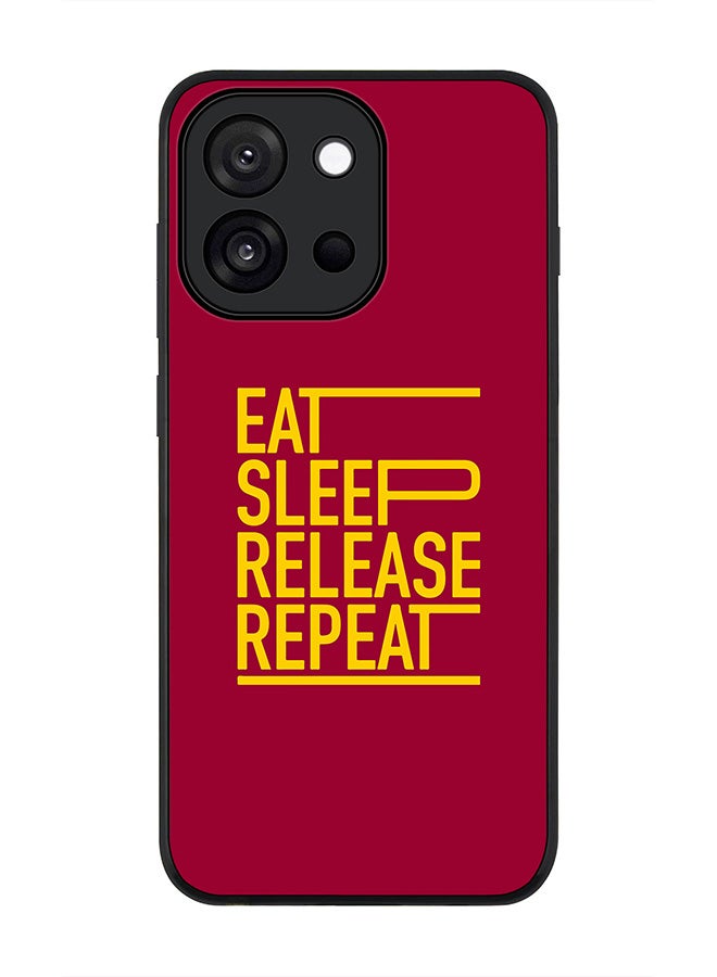 Stylizedd For OnePlus 13s / 13T Case,Slim fit Camera Protection, Shockproof Thin Phone cover  - Eat Sleep Release Repeat