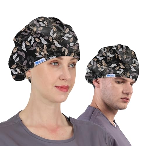 GUOER Hat Bouffant Cap One Size Multi Color (Color18) - Image 2