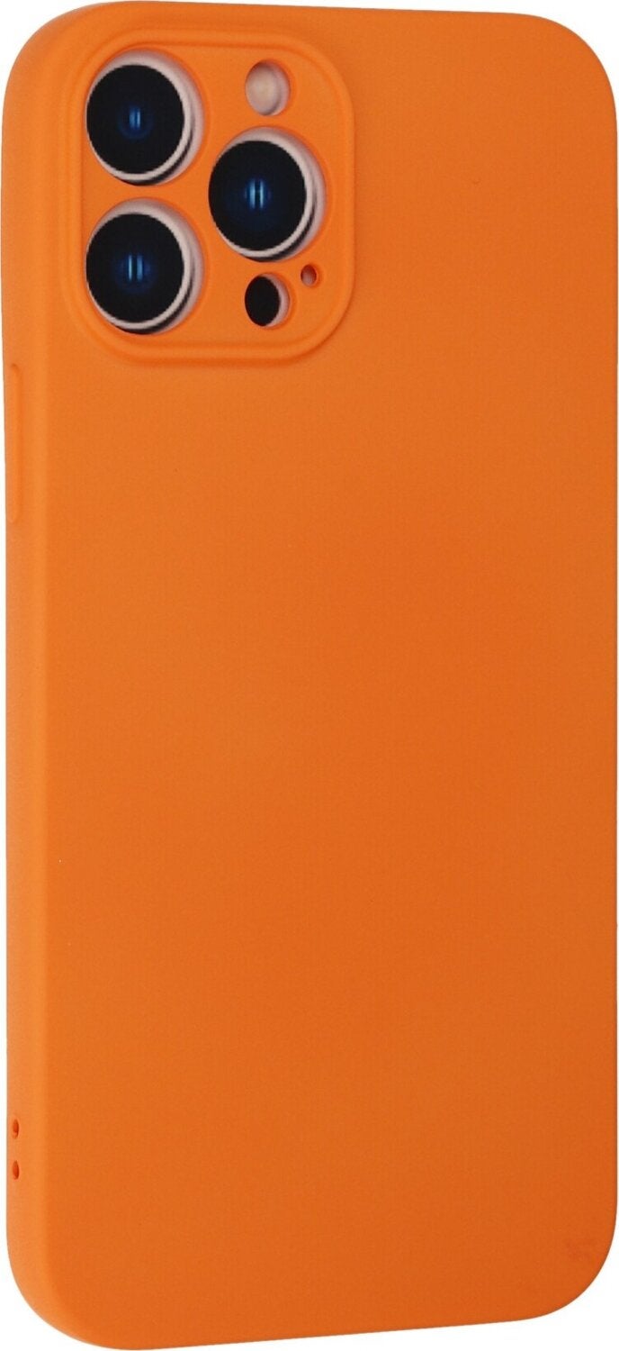 Bilişim Aksesuar IT Accessories Apple iPhone 13 Pro Case Nano Velvet Silicone Inside - Orange  - Image 3