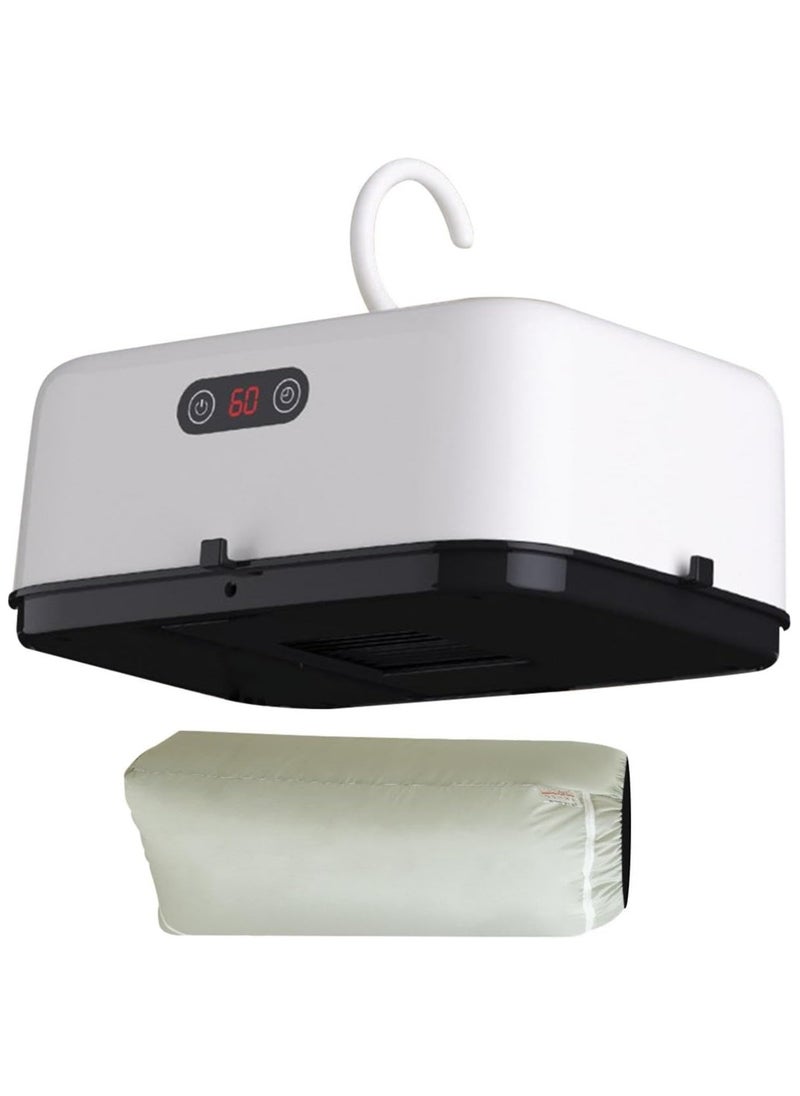 DubaiGallery Portable Clothes Dryer with Remote, Portable Dryer for Clothes, Foldable Mini Clothes Drying Machine with Dryer Bag With Timing Function, Dryer Machine for Apartments, Travel Dorm RVs  - Image 4