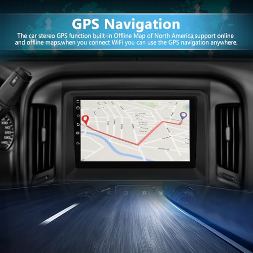 AWESAFE Android Car Radio Stereo for Chevy Silverado GMC Sierra 2014-2018 with Backup Camera CarPlay Android Auto - Image 5