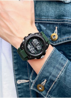 Sanda SANDA Men Sports Quartz Watches Dual Display LED Electronic Digital Wristwatches Waterproof Military Watch  - Image 5