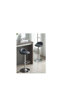 CityRiya-Long Bar Stool PU Leather Bar Chairs Swivel Barstools Rolling Stool Vanity Chair Kitchen Counter Height Island Chairs Swivel Stool with Footrest for Home Office Studio Shop SPA Salon  - Image 3