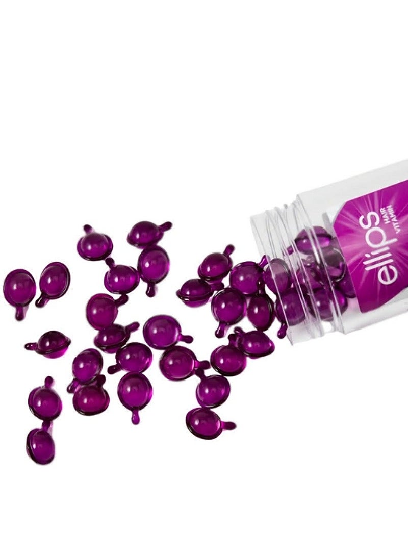 أليبس إليبس نوتري كولور زيت الأرغان المغربي، حماية من الحرارة مع زيت دوار الشمس وزيت الصبار، 50 كبسولة × 1 مل - Image 3