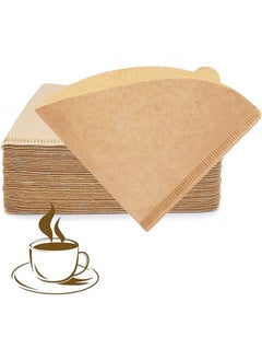 رانك  فلاتر قهوة v60 عدد 100 فلتر مقاس 01 حجم كبير بني من 3 قطع  - Image 2