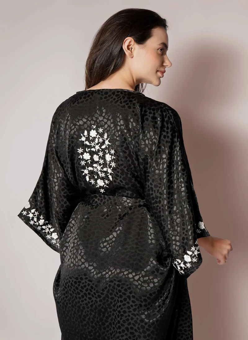 After Dark Ambi, Embroidered Stylish Kaftam Robe