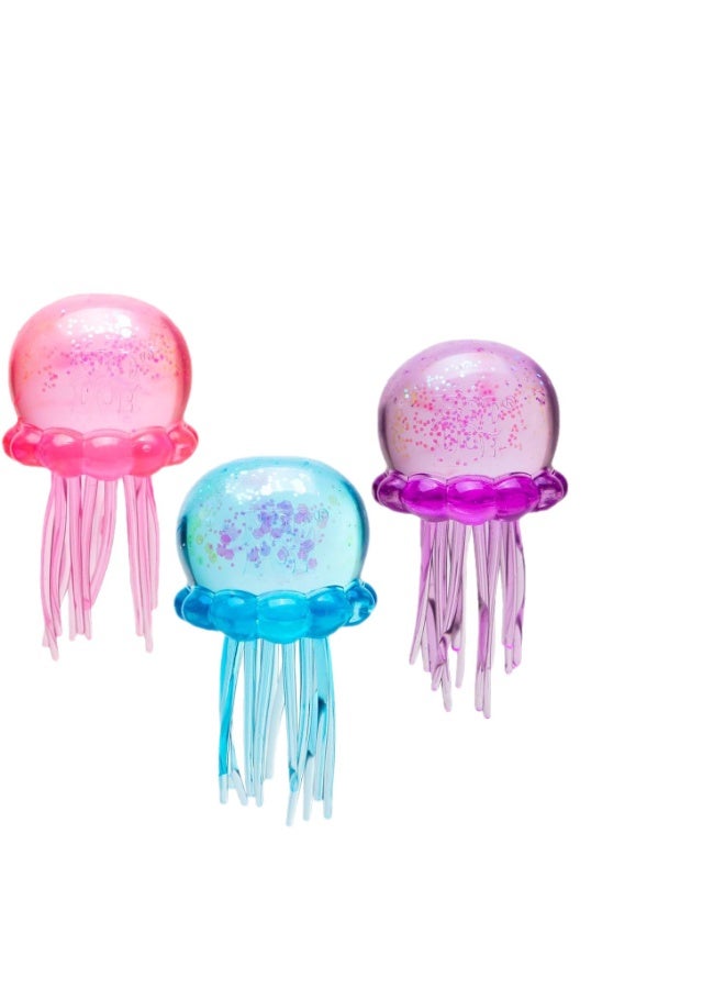 Needoh NEE DOH Jelly Squish | Jelly-like Stress-Relieving Toy with Swinging Tentacles - A Sensory Relief Tool (Purple) - Image 3