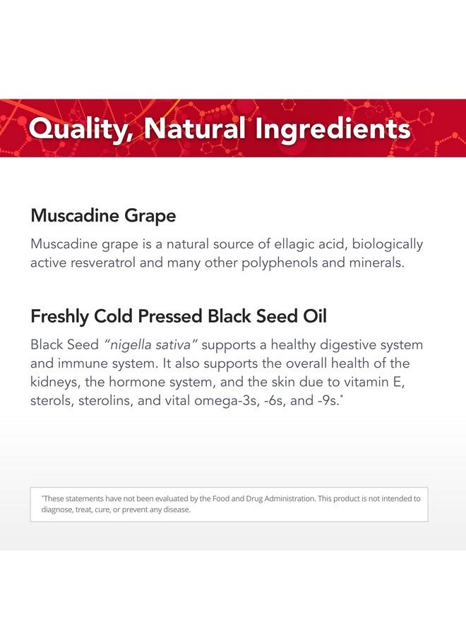 Physician's Strength Black Seed Cardio-Power - 8 fl oz - Ellagic Acid/Resveratrol-Plus - Supports Better Health - Non-GMO - 48 Servings - Image 4
