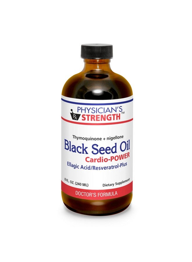Physician's Strength Black Seed Cardio-Power - 8 fl oz - Ellagic Acid/Resveratrol-Plus - Supports Better Health - Non-GMO - 48 Servings - Image 1