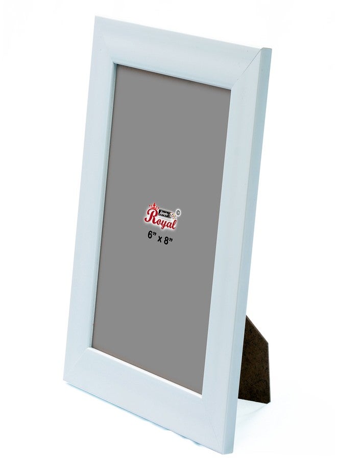 AJANTA ROYAL Classic 6 x 8 Solo Photo Frame insert (White) : A-42 - Image 2