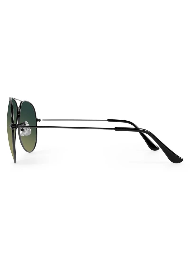 Woggles UV-Protected Green Aviator Sunglassses