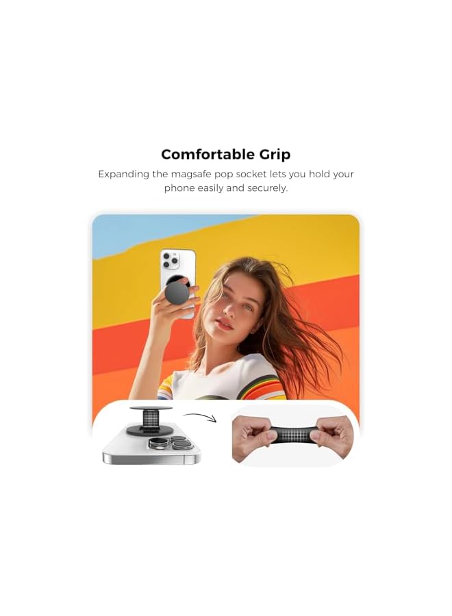 Green Tiger All-Metal Magnetic Phone Ring Holder for MagSafe,Two-Sided Magnetic Cell Phone Grip Stand Finger Ring Kickstand Compatible with iPhone /17/16/15/14/13/12Pro Max Accessories - Image 3