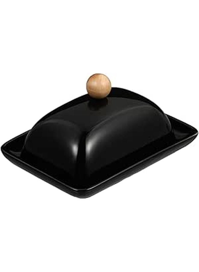 Ceramic Butter Container With Lid For Kitchen Cheese And Dessert Storage - Image 1