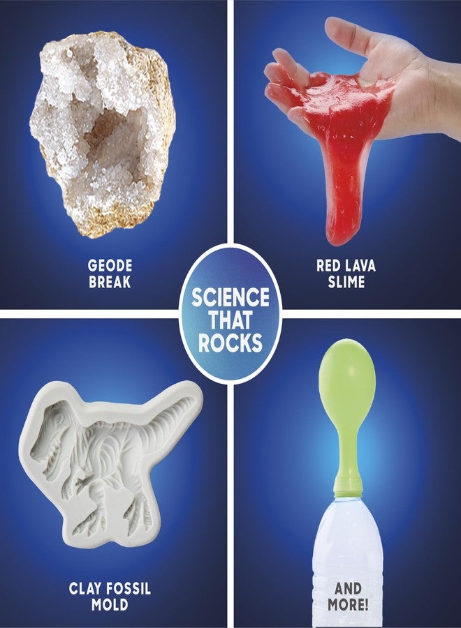 Discovery Kids Discovery™ Planet Earth Science Kit - 65 Experiment STEM Lab for Kids| Includes DIY Volcano, Tornado, Fossils, Crystals, & Slime| Geology, Chemistry & Archeology Learning Toy|Educational Gift| Ages 8+ - Image 4