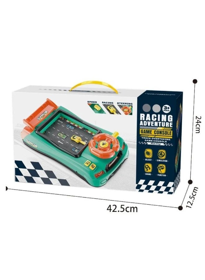 Musical Steering Wheel Toys for Toddlers Simulation Racing Car Toy with Sound for Ages 3 and Up, Interactive Educational Racing Car Toy for Boys and Girls Birthday Gift - Image 4