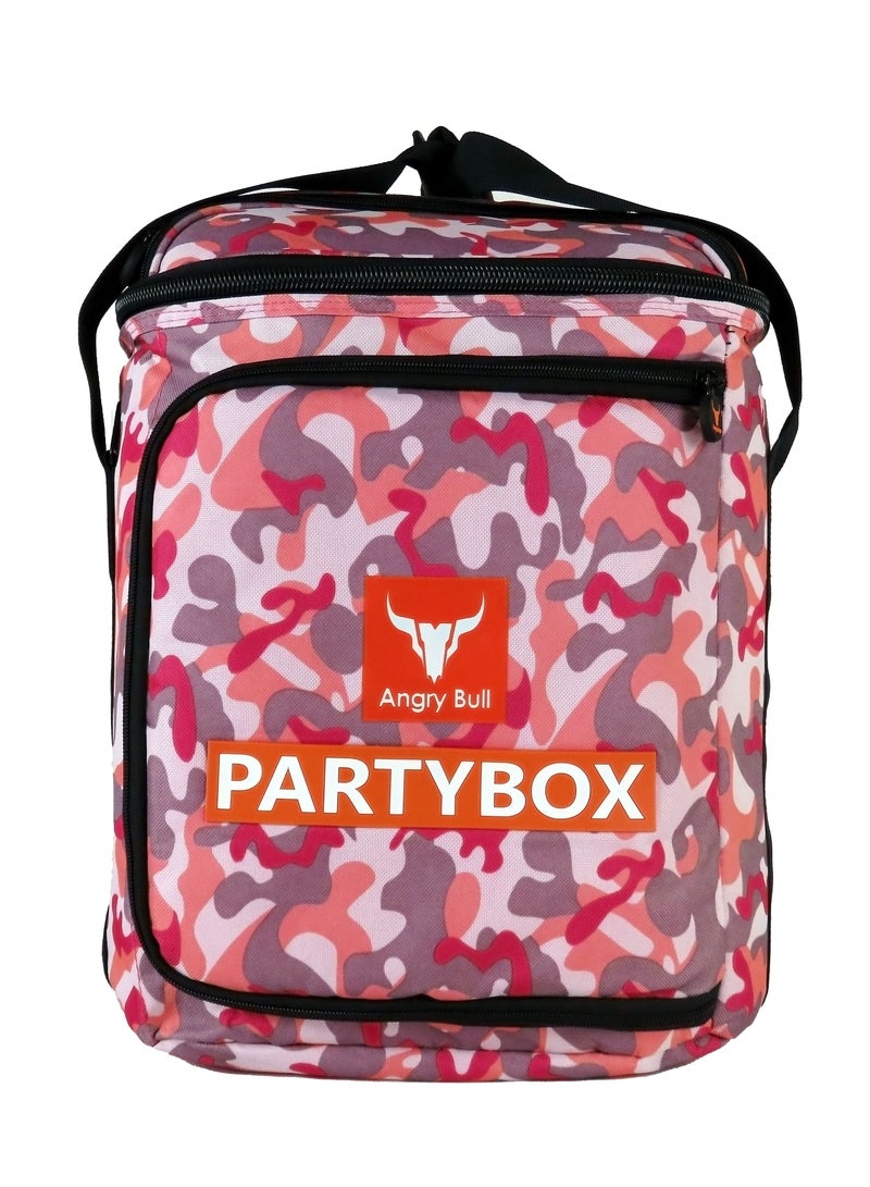Angry Bull Safe Carry Speaker Storage Bag with Shoulder Strap Travel Bag Handy for JBL Encore Essential - ARMY J  - Image 1