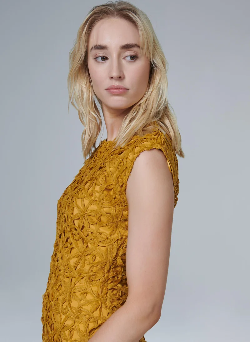 Leem  Floral Lace Dress - Shorter length for Women | Best Price UAE