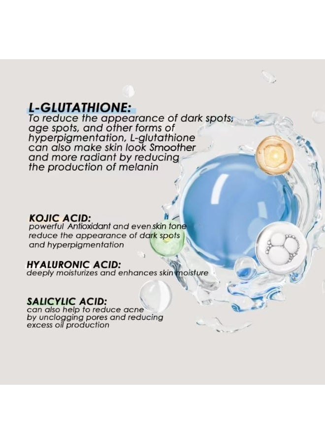 ALMOES Glutathium Serum Skin Lightening Mousse 30 ml original - Image 3