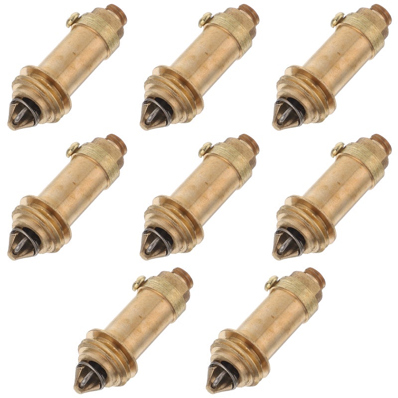 8pcs Brass Up Drain Plug Bathroom Sink Basin Accessories - Universal Push Spring Plug Replacement - Drain - Image 5