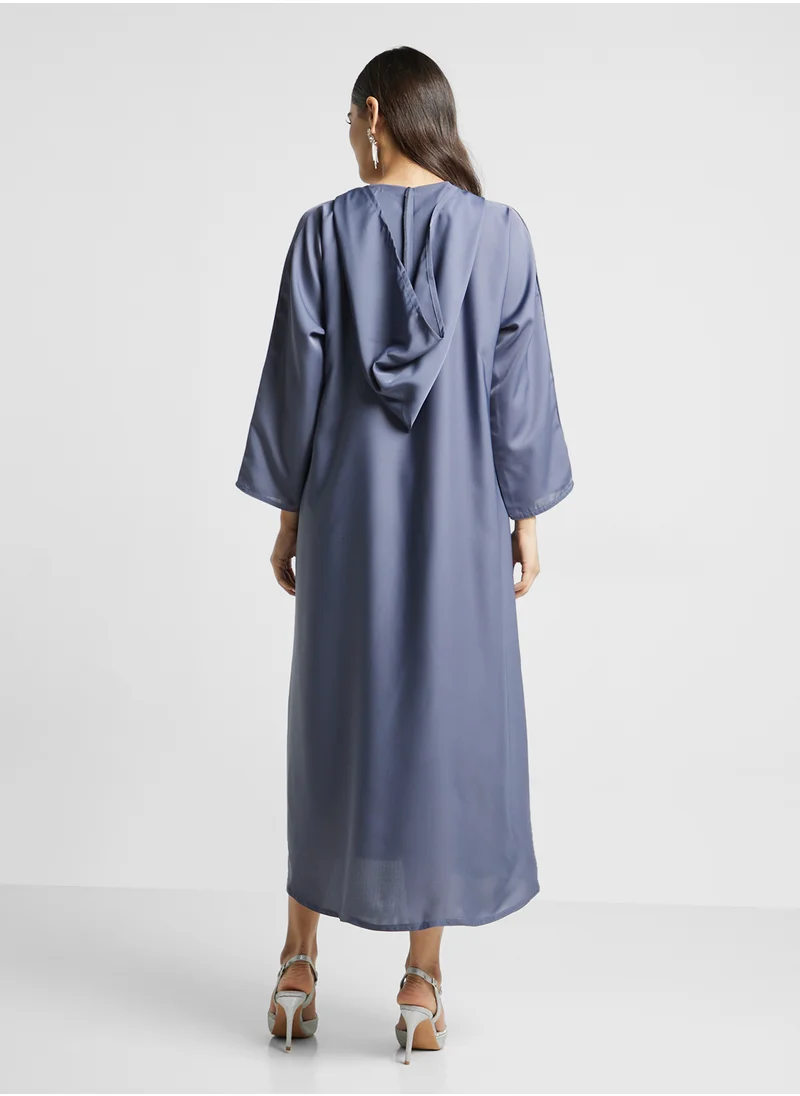 ARABIAN CLOSET Hooded Abaya