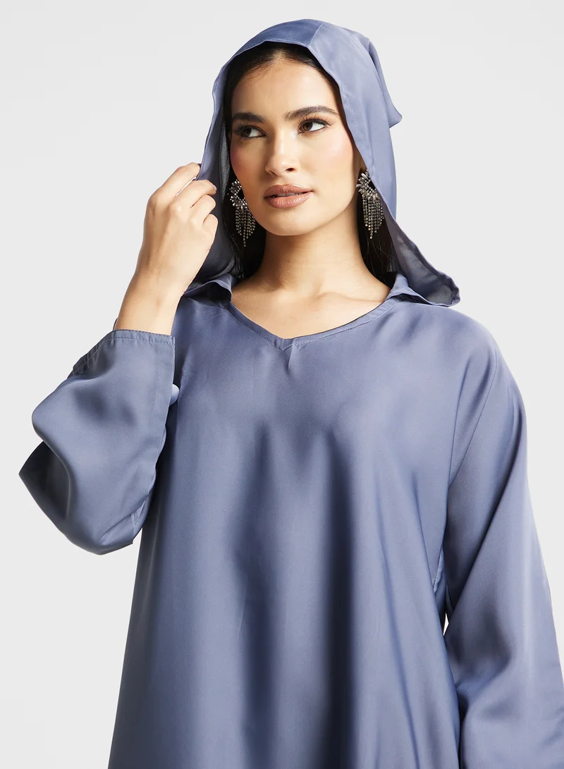 ARABIAN CLOSET Hooded Abaya