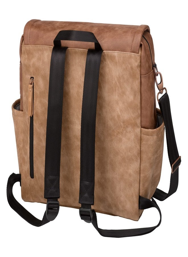 Petunia Pickle Bottom Boxy Backpack, Diaper Bag, Stylish Baby Bag, Spacious Backpack, On-The-Go Moms, Brioche - Image 5