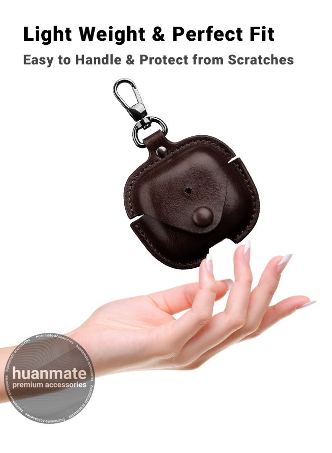 huanmate Apple AirPods 4 Shockproof Protection Case Cover - Dark Brown - Lightweight, Stylish Design, Accurate Cut-outs - Easy to Install & Remove - Durable Shield for Your Apple AirPods 4 - Image 3