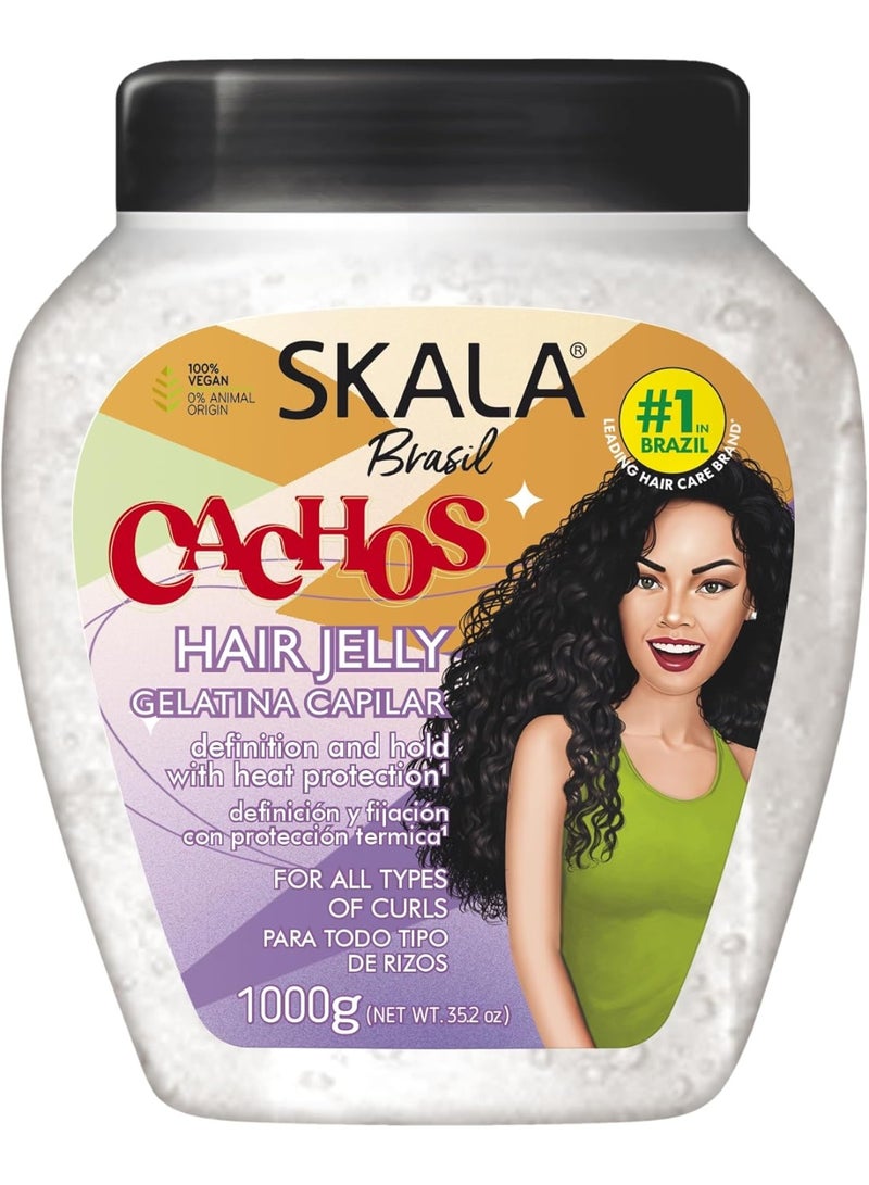 سكالا Expert Cachos Hair Jelly | Ideal for Curly & Wavy Hair Definition, Hold & Frizz Control - Image 1