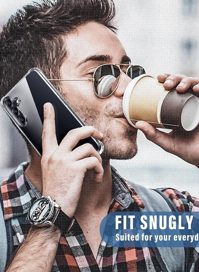 "Clear Shockproof Bumper Case for Samsung Galaxy M52 5G - Soft, Transparent Protective Cover" - Image 3