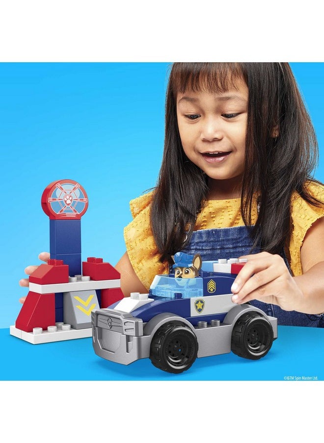 Mega Brands Mega BLOKS PAW Patrol Toddler Building Blocks Toy Car, Chase's City Police Cruiser with 31 Pieces, 1 Figure, Gift Ideas for Kids Age 3+ Years  - Image 2