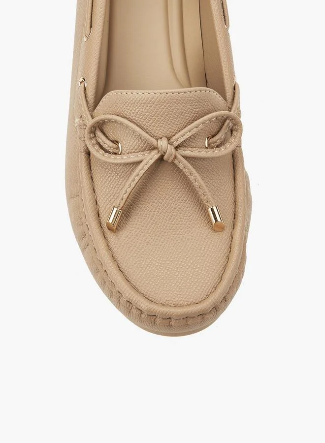 Flora Bella By Shoexpress BEIGE Flora Bella Women Slip-On Moccasins for Women | Best Price UAE