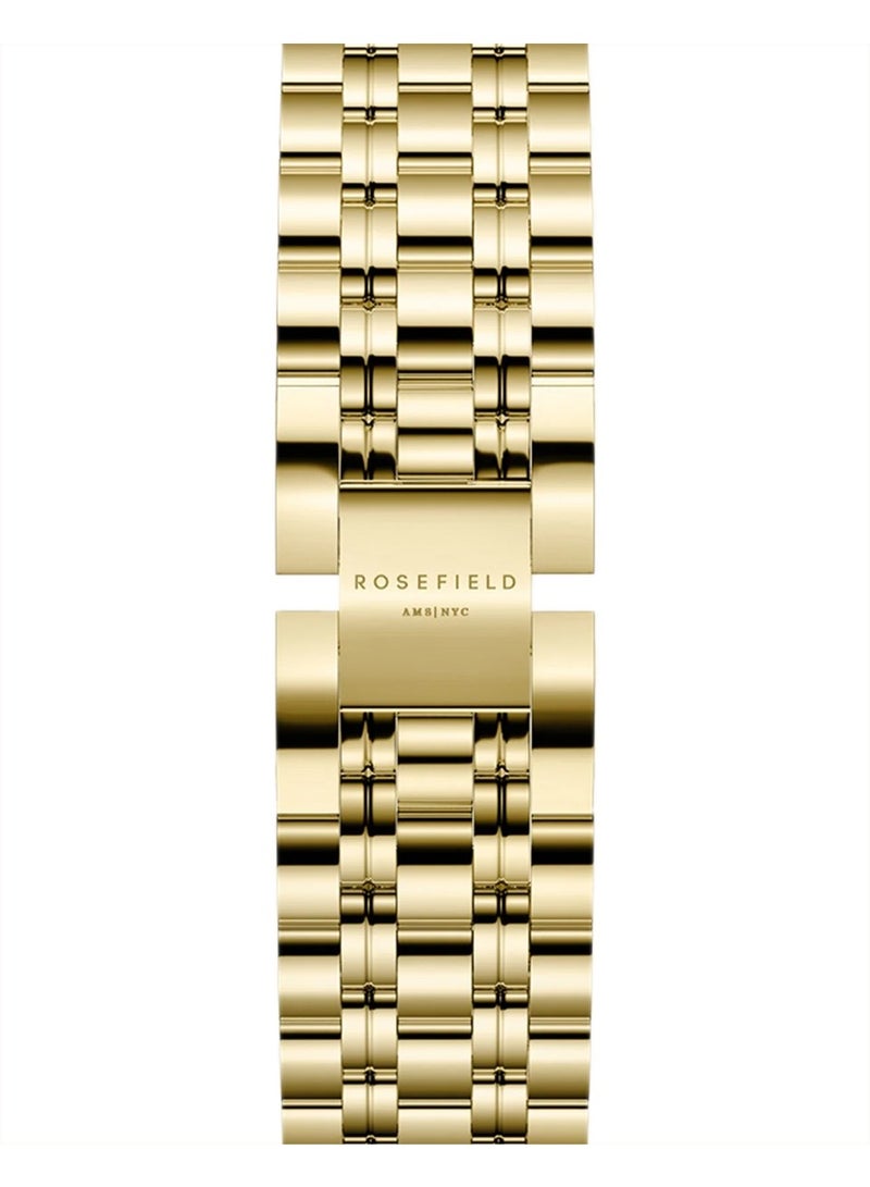 RoseField ساعة أبر إيست سايد النسائية بمينا لؤلؤية خضراء وسوار من الفولاذ المقاوم للصدأ باللون الذهبي UGGSG-U37 - Image 2