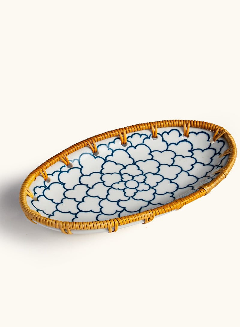 touche déco Arabesque Oval Plate - Image 1